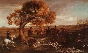 George Stubbs The Grosvenor Hunt oil on canvas
